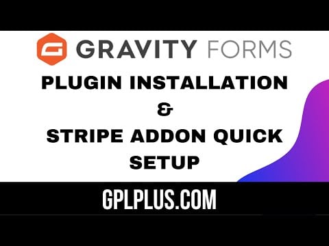 Rocket Genius Gravity Forms Plugin Installation & Stripe Payment Addon Quick Integration Setup