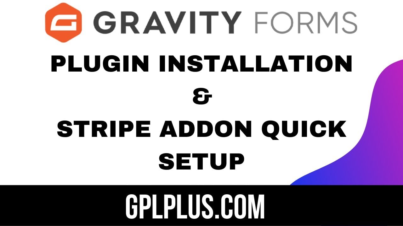 Rocket Genius Gravity Forms Plugin Installation & Stripe Payment Addon Quick Integration Setup