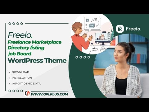 Freeio – Freelance Marketplace WordPress Theme Download, Installation and Import Demo Data