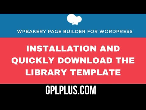 WPBakery Page Builder Installation & Templates Premium Library Quick Access In The Post Content